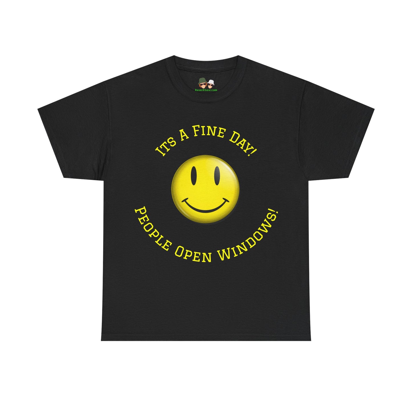 Smiley Face Unisex Heavy Cotton Tee