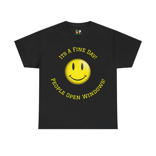 Smiley Face Unisex Heavy Cotton Tee